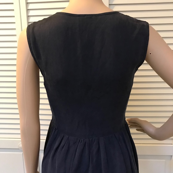 Steven Alan Colorblock Silk & Linen Blend Maxi Dress SP - Picture 9 of 12